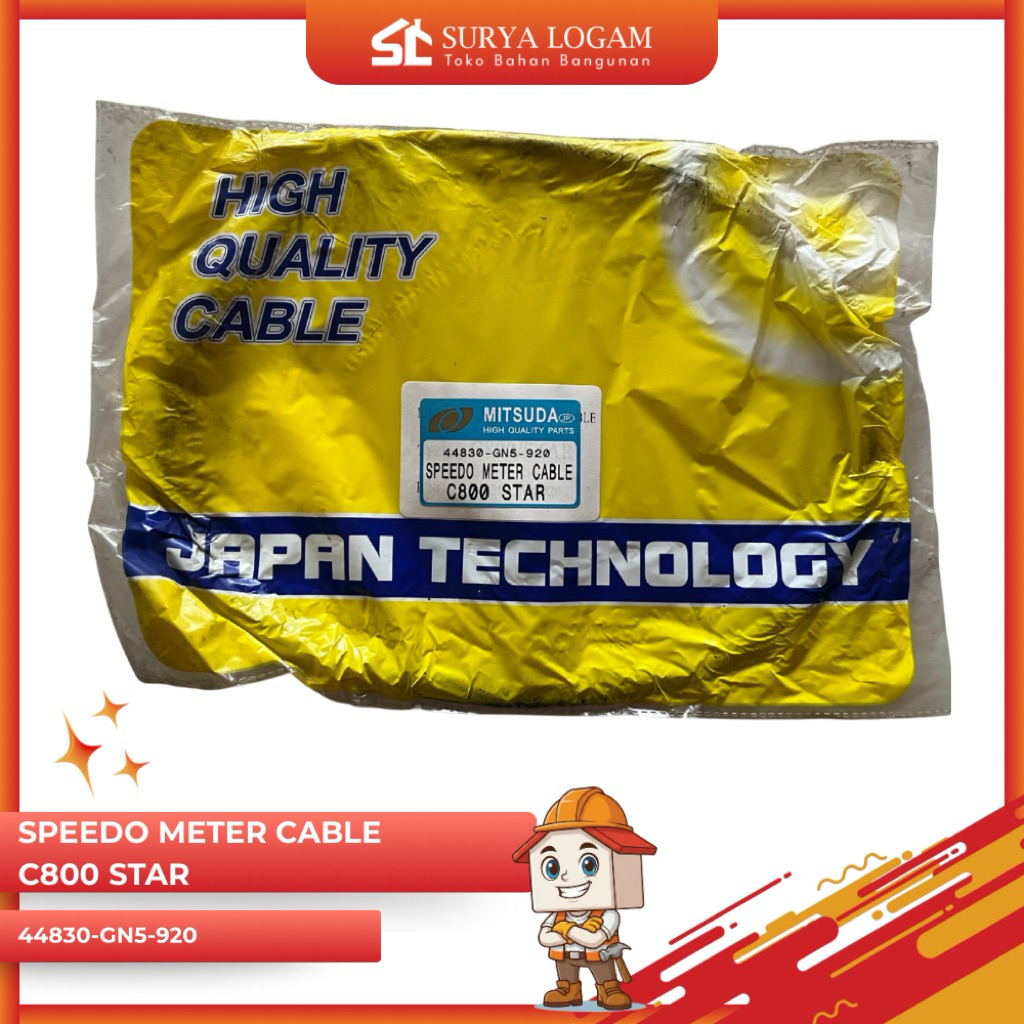 MITSUDA SPEEDOMETER CABLE/ KABEL SPEEDOMETER HONDA C800 STAR 44830-GN5-920