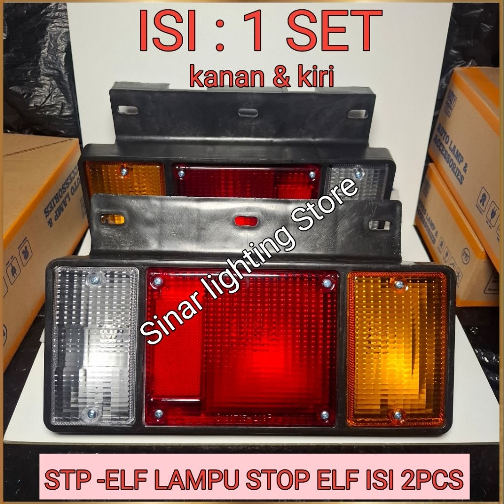 LAMPU STOP ISUZU ELF LAMPU STOP ELF ISI 2PCS ORIGINAL MERK DNY MS