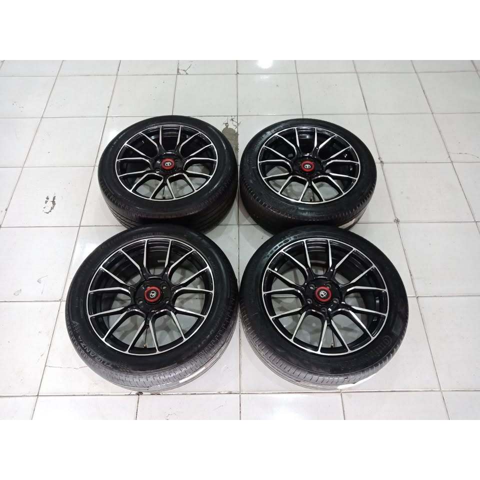 Paket Velg Mobil Second Gio Ring 18 PCD 5 114,3 Inova Xpander Rush Terios Xtrail
