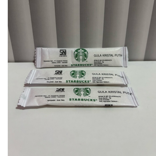 GULA SACHET STARBUCKS 5gr