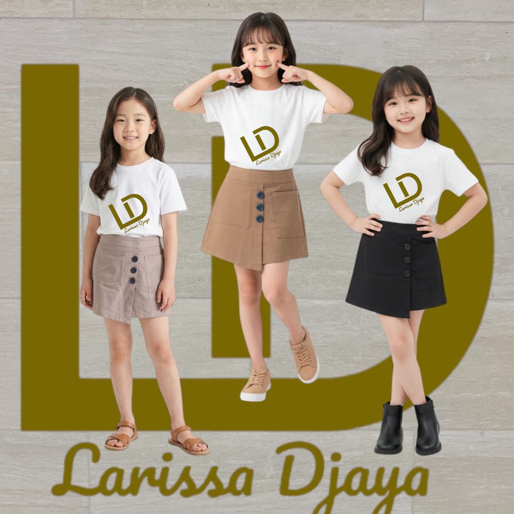 rok korean style rok mini skirt anak