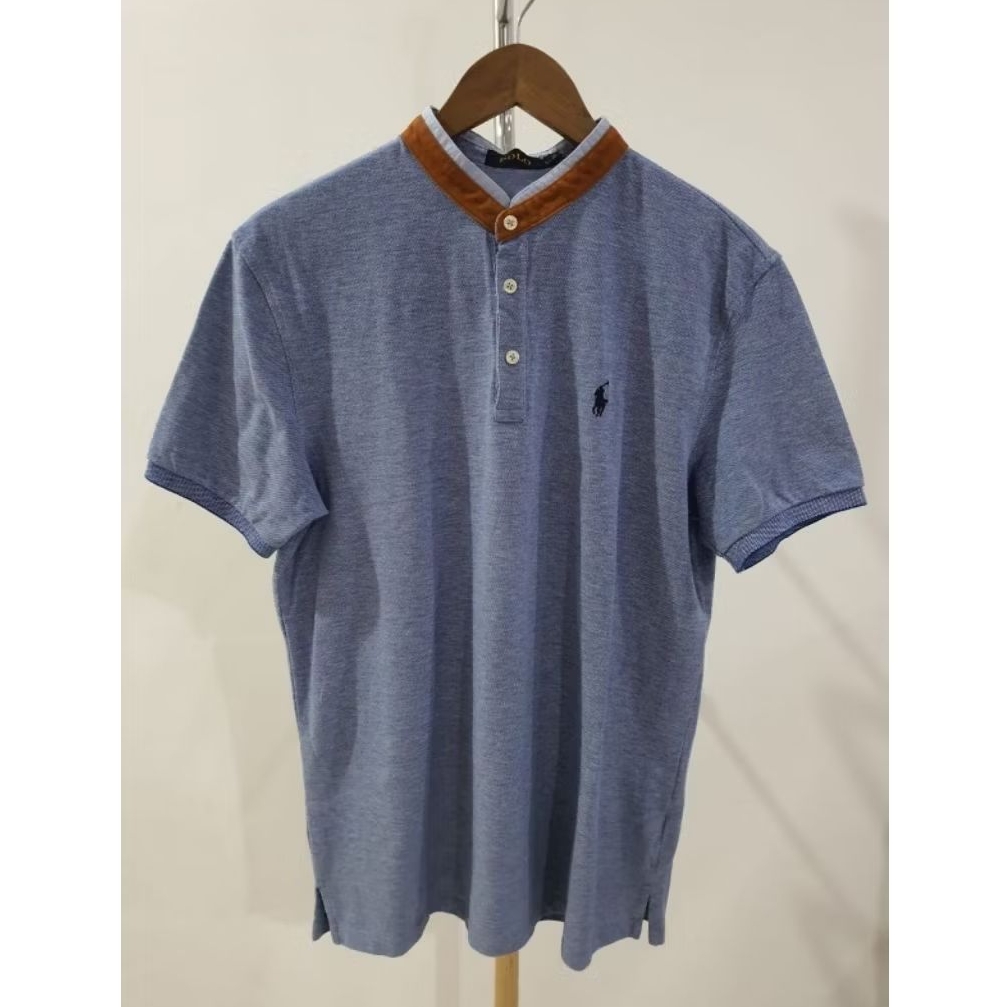 Kemeja pria Kerah Shanghai POLO Original Preloved