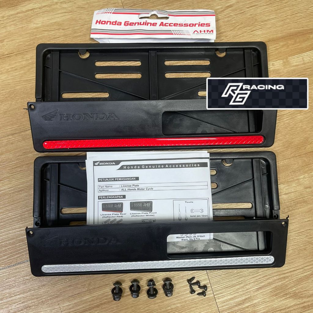 RACINGGRUP Dudukan Plat Motor  plat bingkai motor