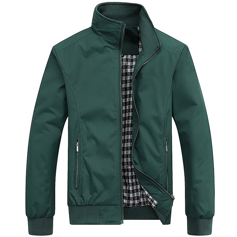 Jaket Bomber Polos Bahan Parasut Waterproof Windproof Anti Air Angin Tebal Hangat Tahan Dingin Touri