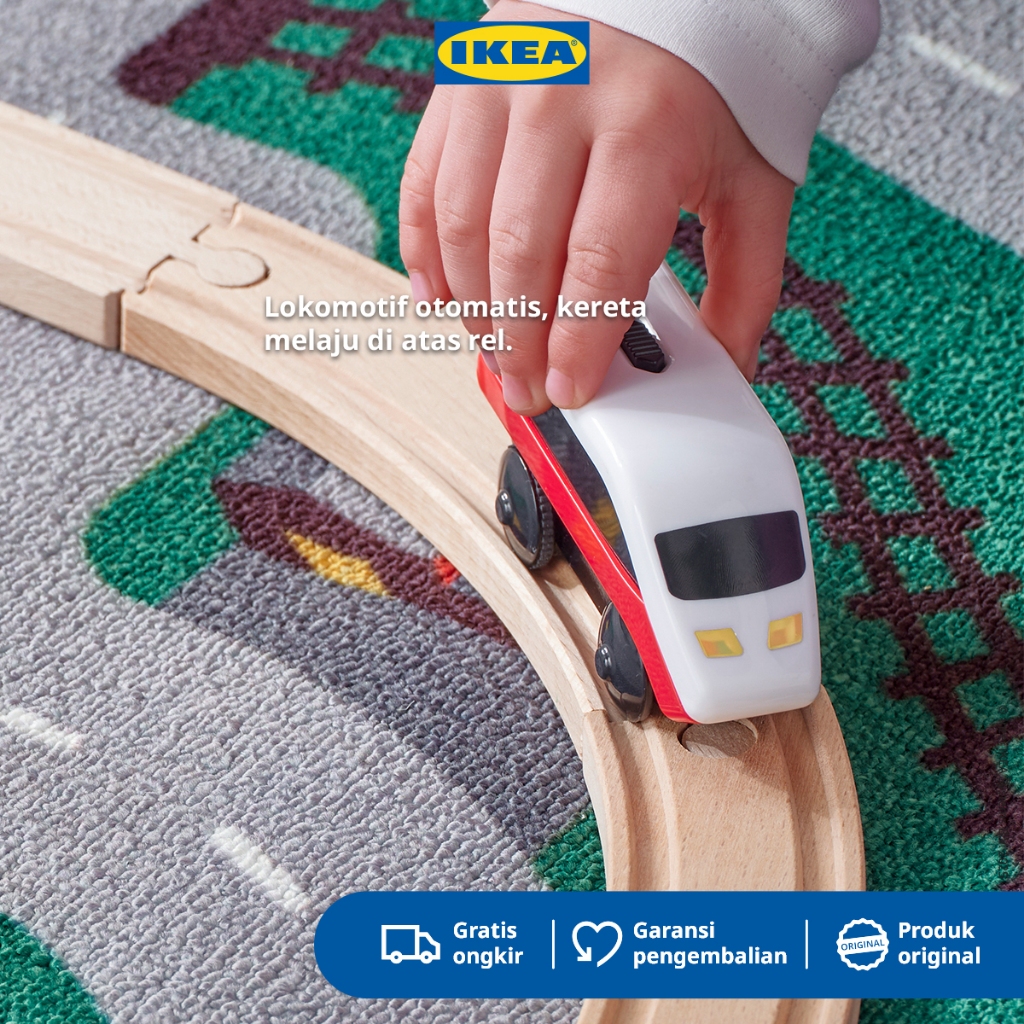 IKEA LILLABO Kereta Lokomotif Baterai