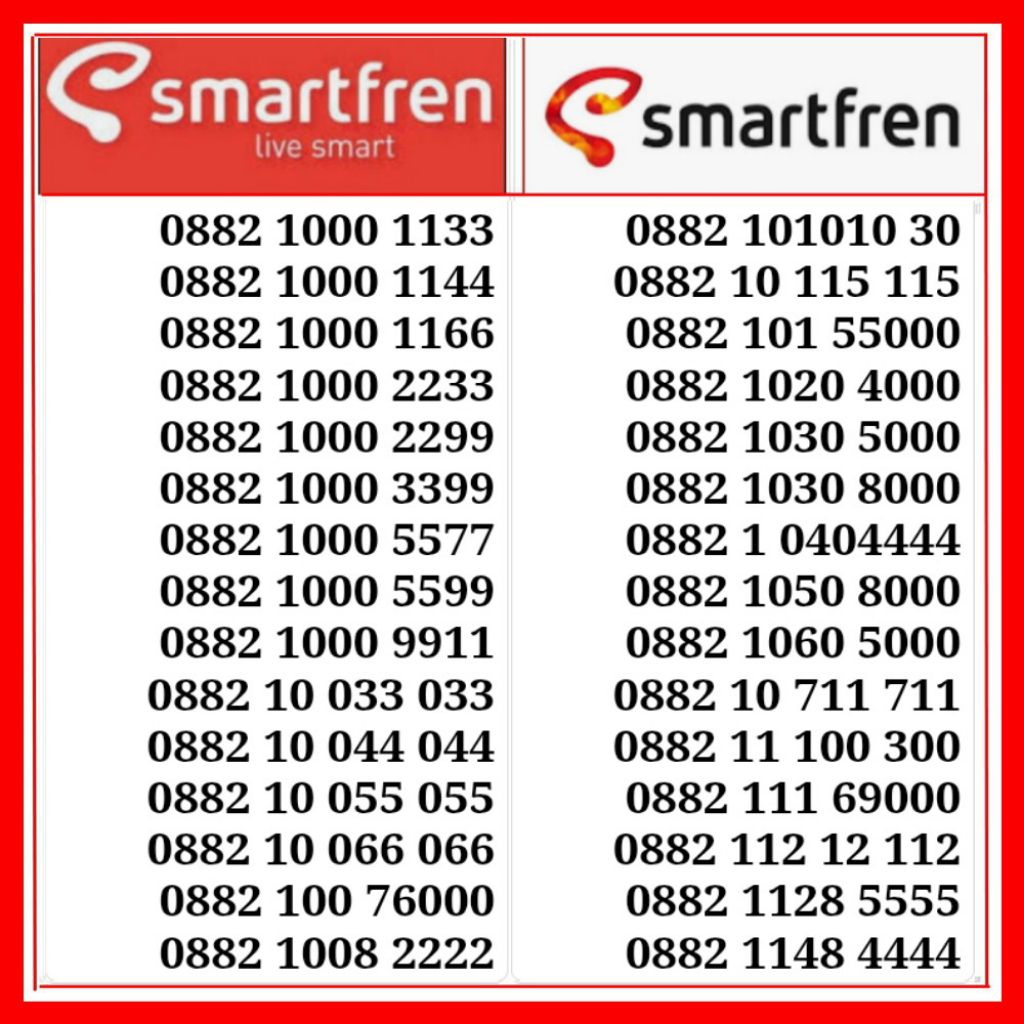 kartu perdana nomor cantik smartfren