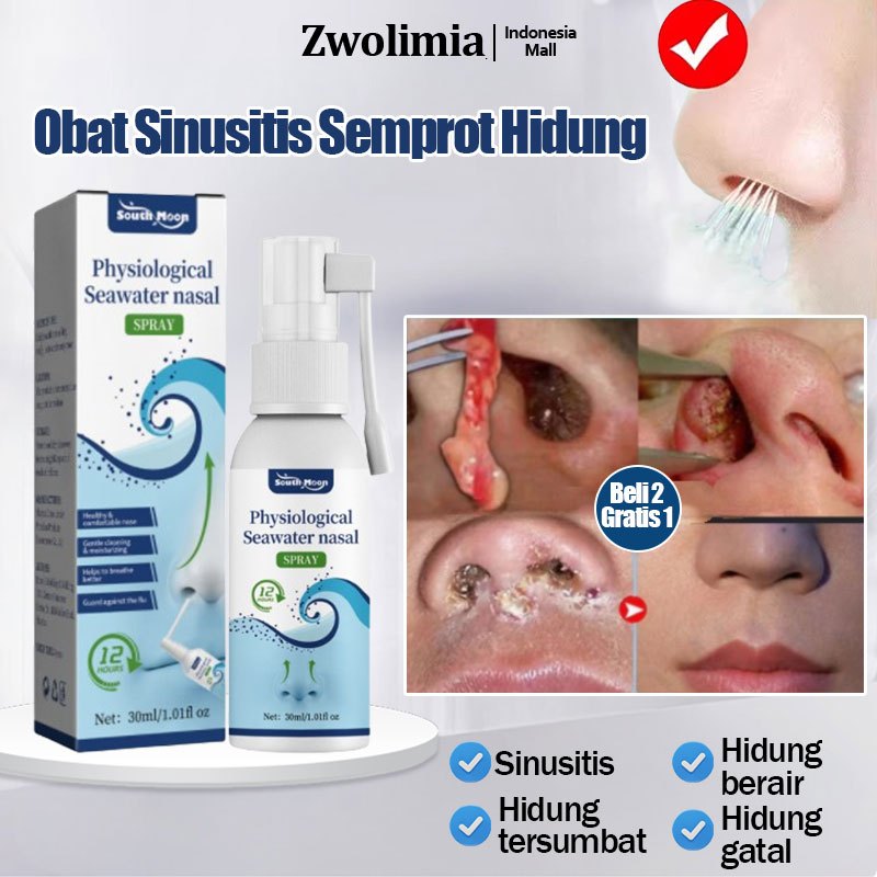 Zwolimia Oba Sinusitis Semprot Hidung Obat Hidung Gatal Semprotan Hidung Sinusitis Nasal Spray Sinus