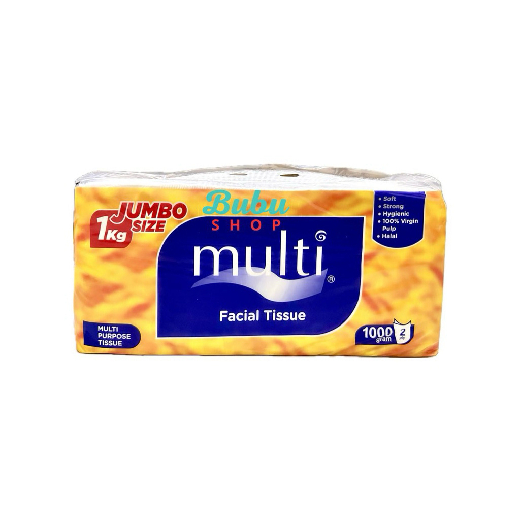 Tisu facial muka Multi 1000 gram / 1 kg 2 ply serbaguna
