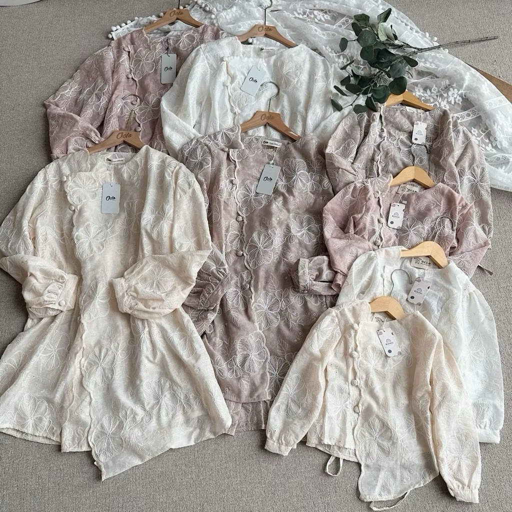 OCLO Malika Blouse Yetara Tunik Mom and Kids Tunic Original by Oclo.Official