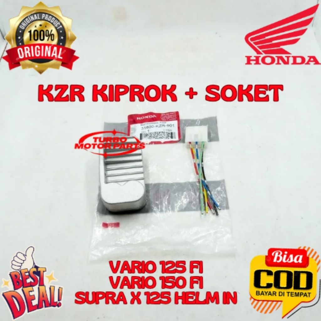 KIPROK + SOKET ORIGINAL HONDA KODE KZR, KIPROK + SOKET VARIO 125 FI, KIPROK + SOKET VARIO 150 FI, KI