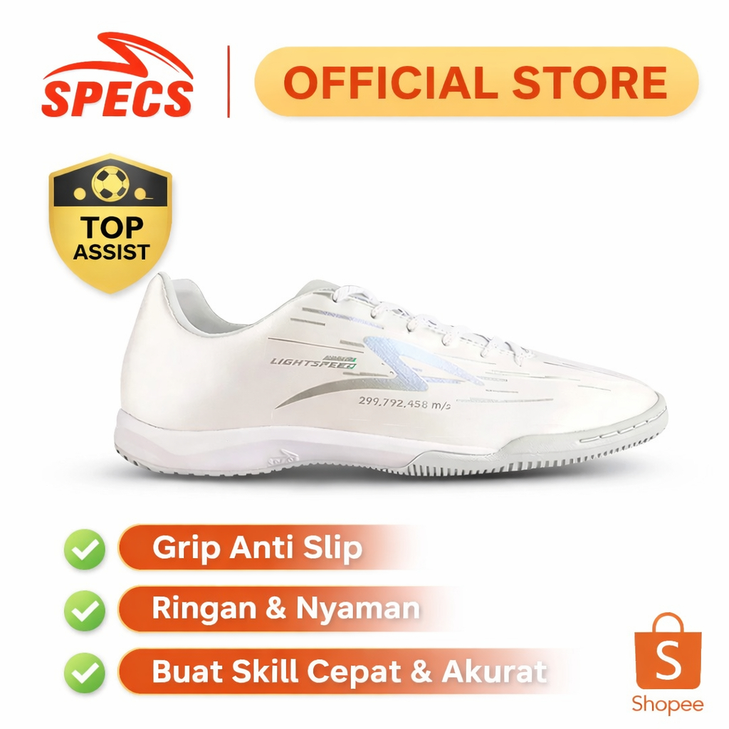 PROMO GRATIS ONGKIR!!!!!sepatu futsal specs lightspeed reborn sepatu futsal specs reborn / Sepatu fu