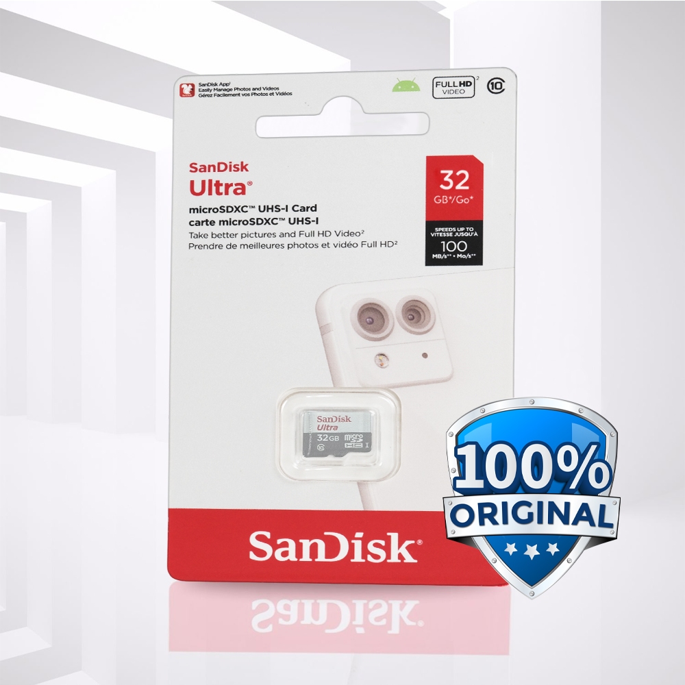 SanDisk Micro SD 32GB - MicroSD 32 GB - microSDHC 32GB Garansi Resmi