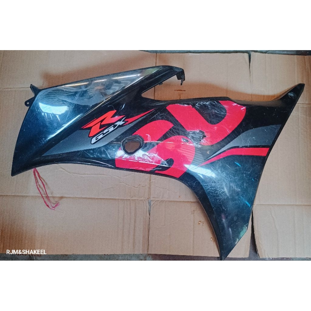 Fairing Samping Kiri GSX R150 Asli Warna Hitam Original