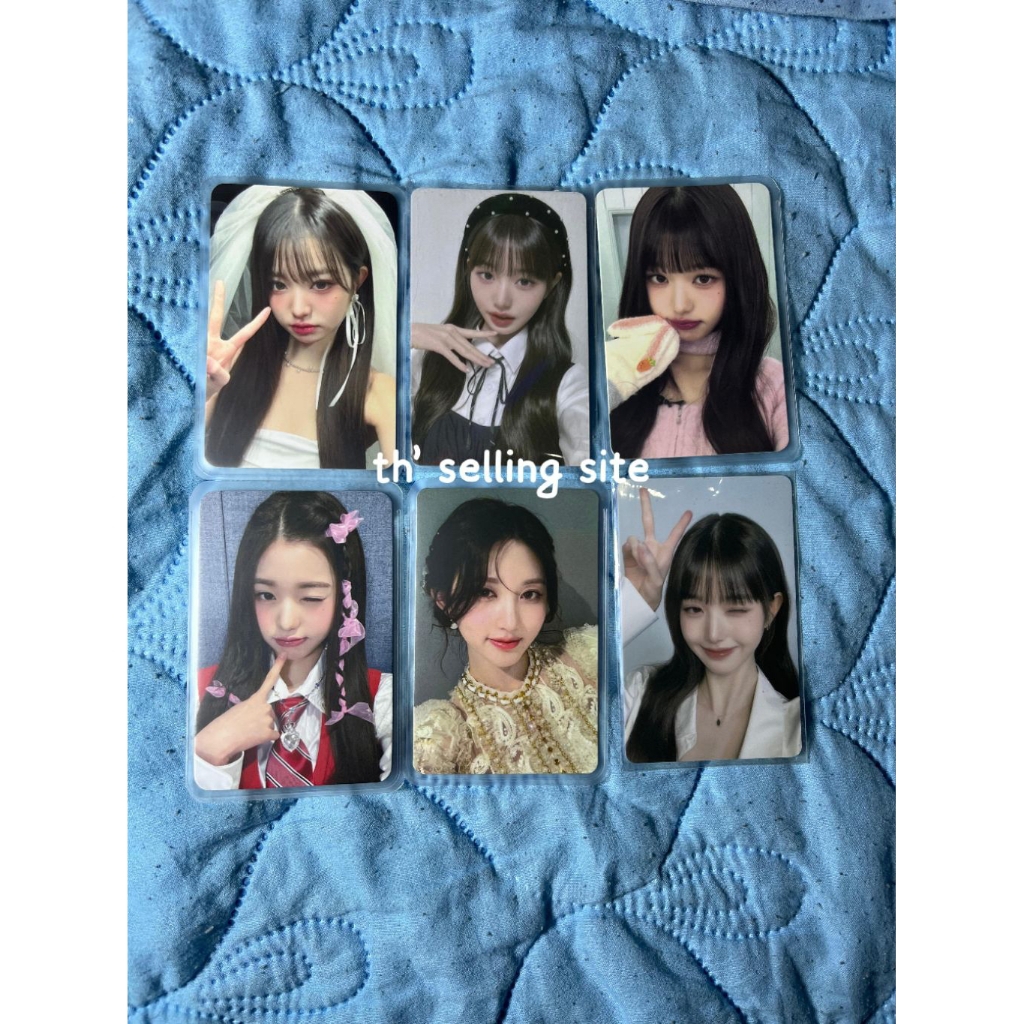 IVE Official Photocard Wonyoung bride busan mokket & Gaeul yzy mine