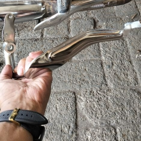 PEDAL REM CRISTAL CUN SUPER TEBAL DETAIL ORI PNP CB GL100