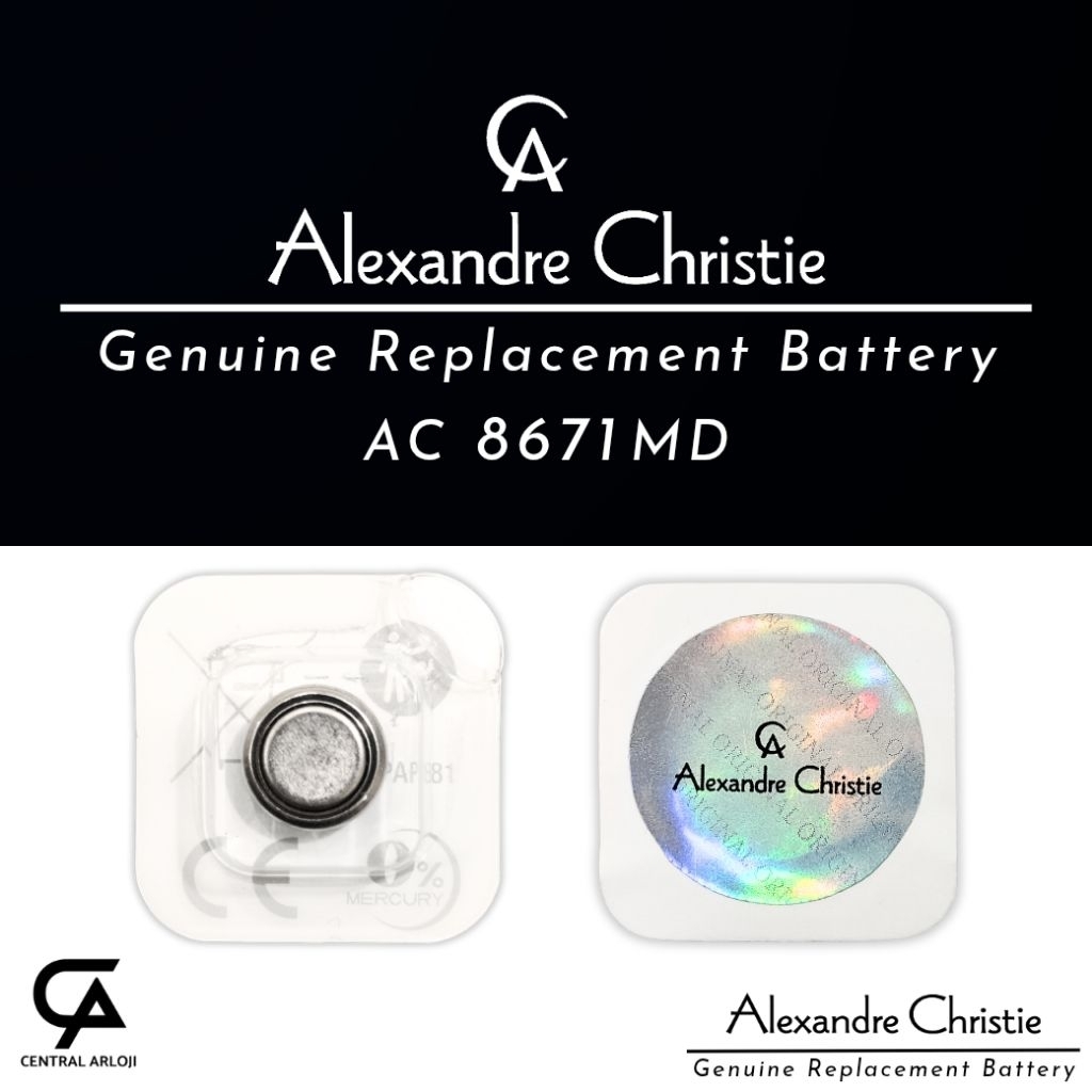 Baterai Alexandre Christie 8671 MD Original