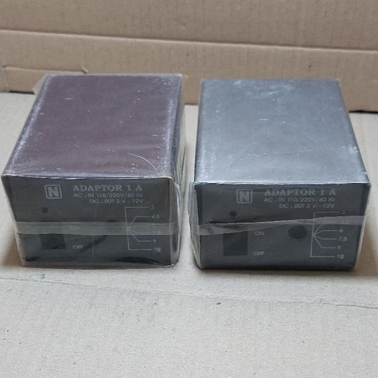 box plat adaptor 1 ampere 2 warna pilihan coklat dan cream ketebalan bahan standard pabrik