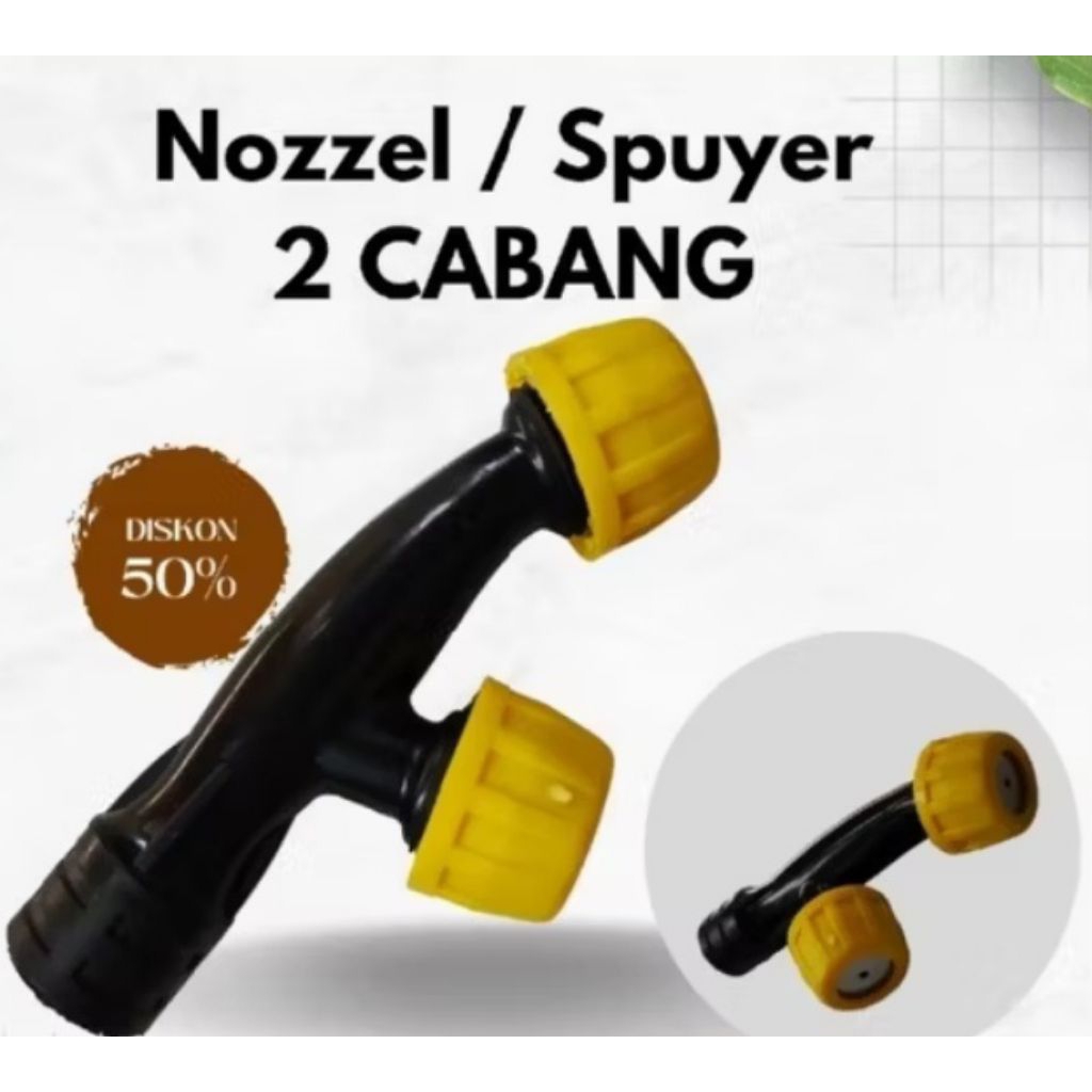SPUYER PLASTIK 2 CABANG / SPUYER SPRAYER ELEKTRIK / SPUYER MESIN SEMPROT ELEKTRIK