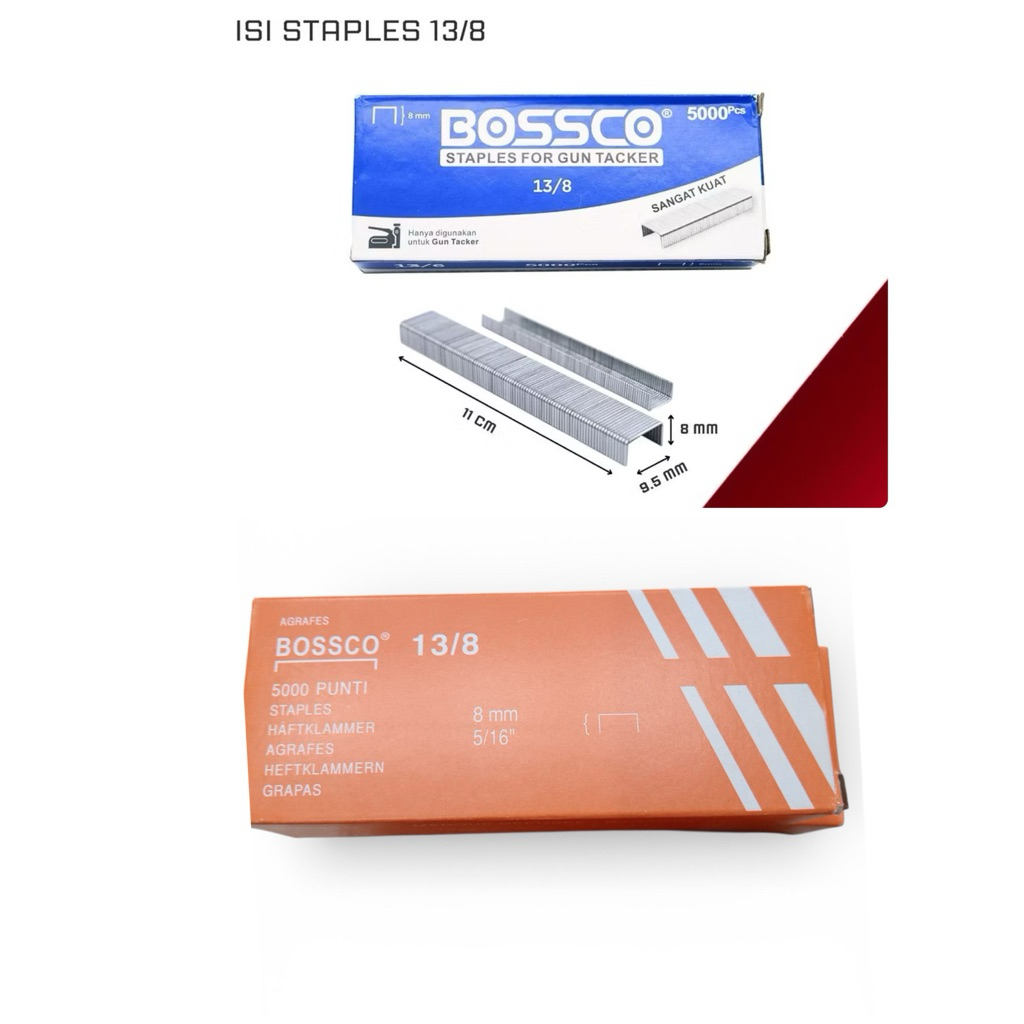 Isi Guntacker Staples Tembak 13/8 Murah