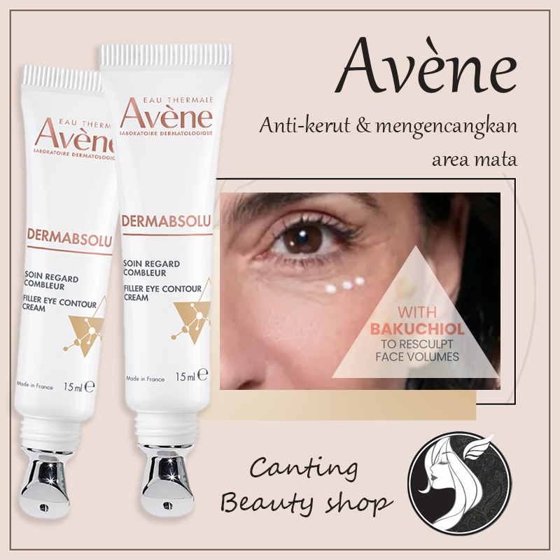 Avène dermabsolu filler eye contour cream 15ml | Anti-kerut & mengencangkan area mata