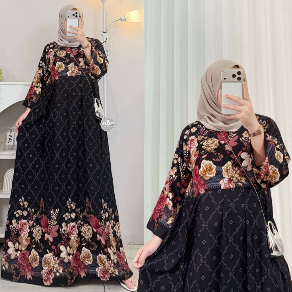 Gamis Rayon Premium grade ss jumbo Size