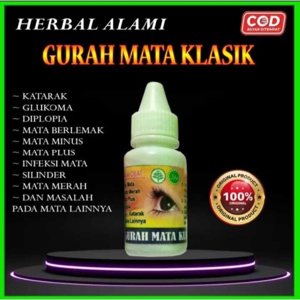 HERBAL ALAMI GURAH MATA KLASIK | MENGATASI SEMUA MASALAH MATA | ORIGINAL PRODUK ALAMI DAN TIDAK