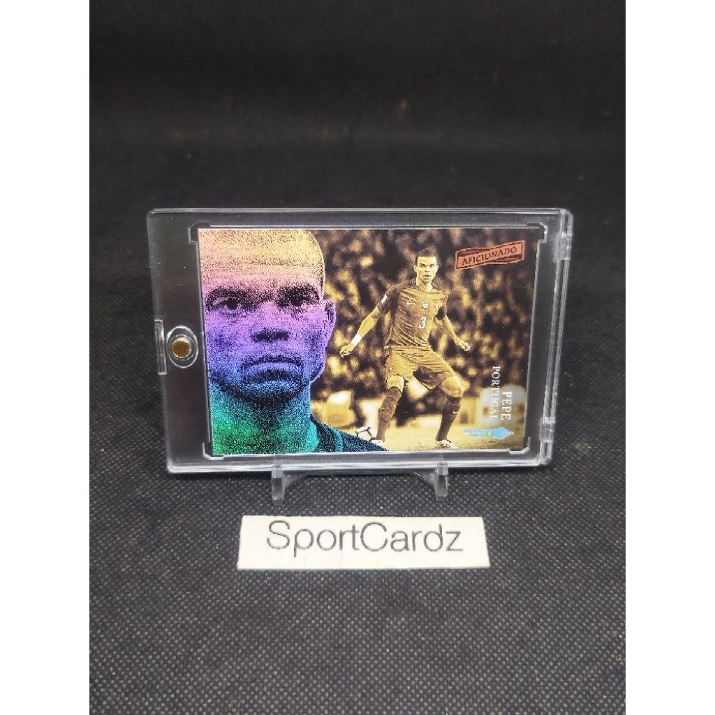Kartu Bola 2016-17 Panini Aficionado Soccer Artist Proof Pepe Portugal #147(dpt top loader)