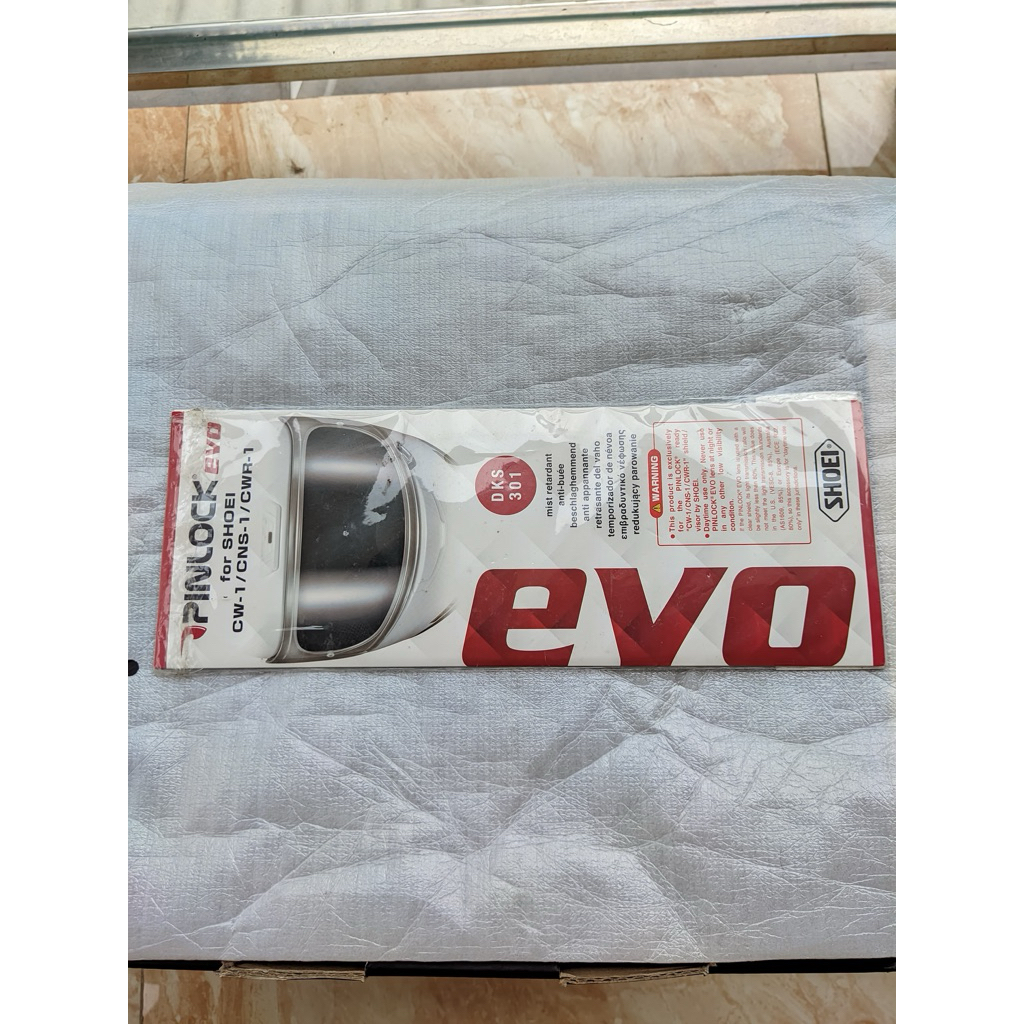 pinlock original shoei X14 kondisi baru