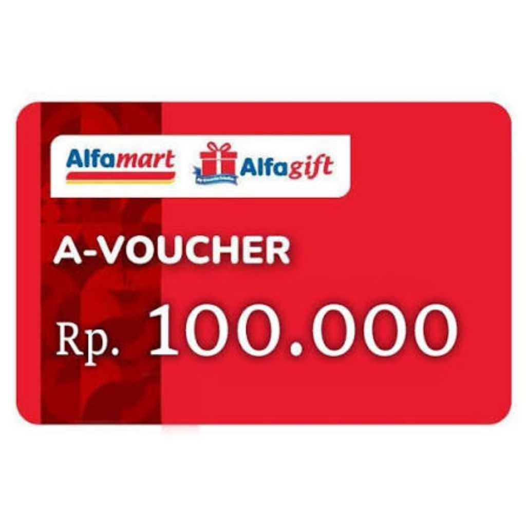 E-voucher Alfamart 100k | Voucher Belanja Alfamart Digital