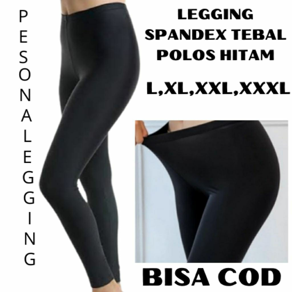 LEGGING  panjang wanita dewasa polos panjag bahan halus & adem tidak tembus pandang