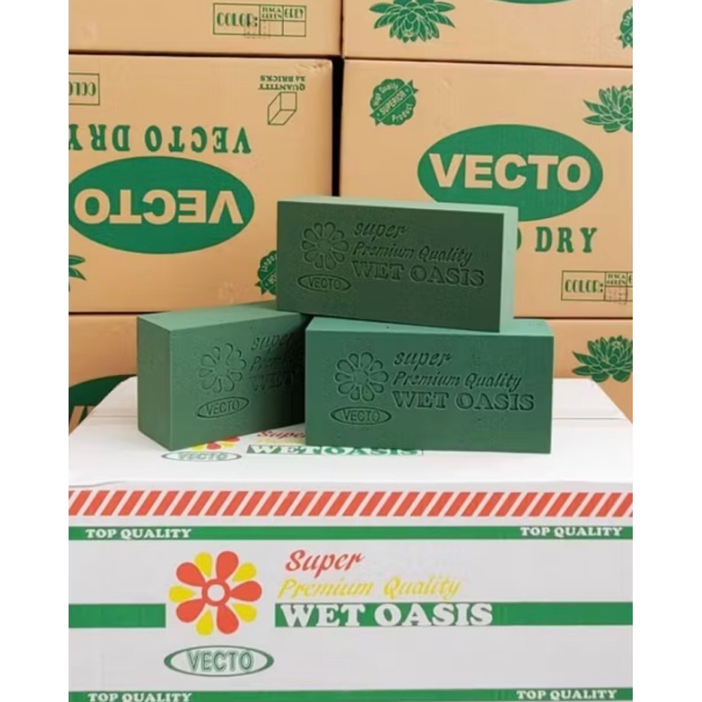 Oasis Floral Foam Basah / Busa Bunga Basah