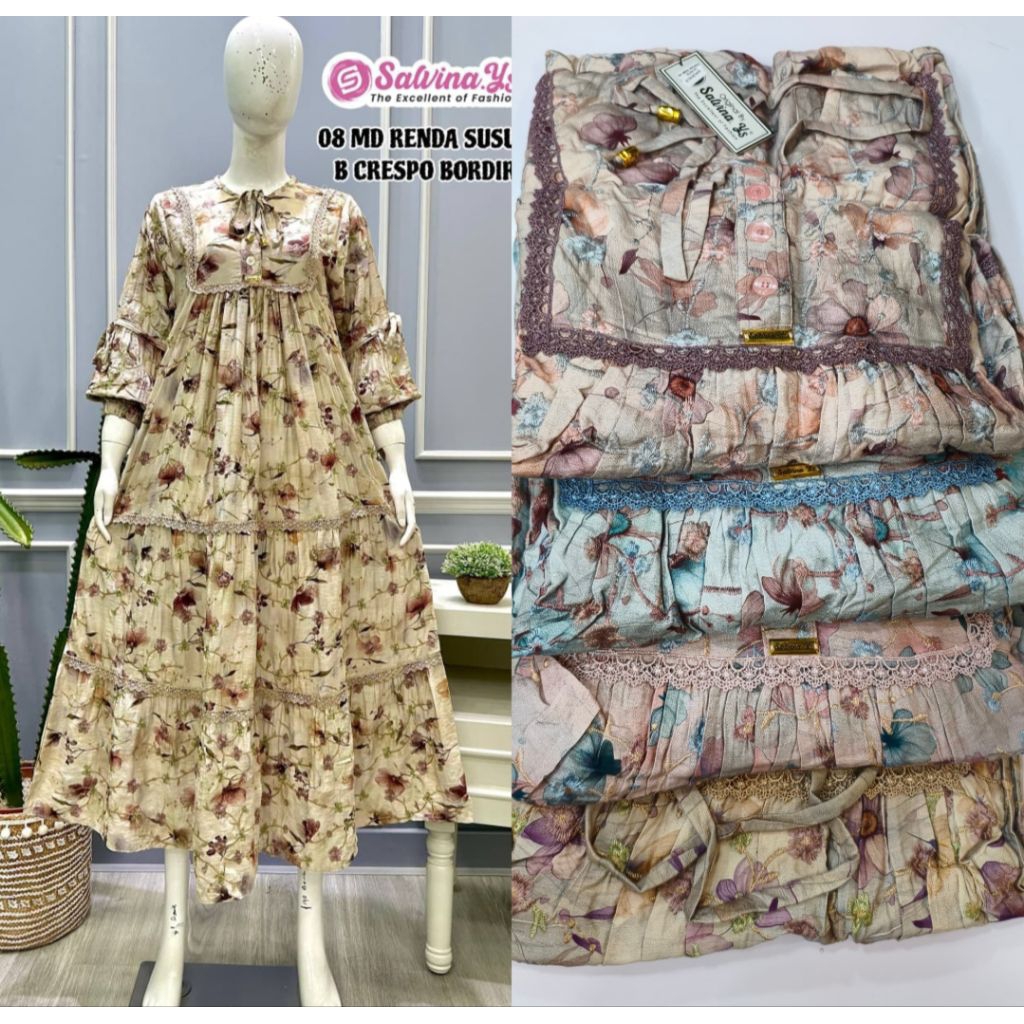 MIDI crespo bordir salvina.ys original