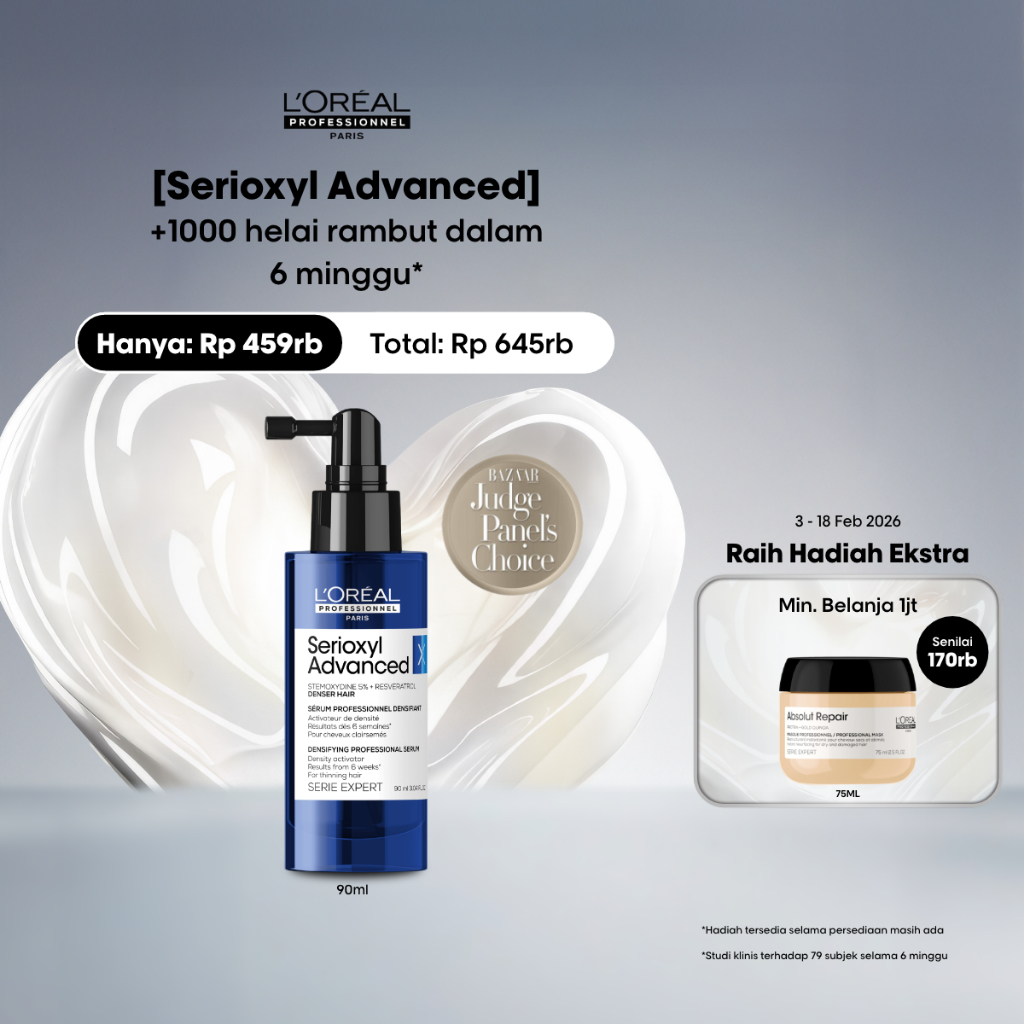 Serioxyl Denser Hair Serum 90ml Untuk Penumbuh Rambut by L'Oreal Professionnel