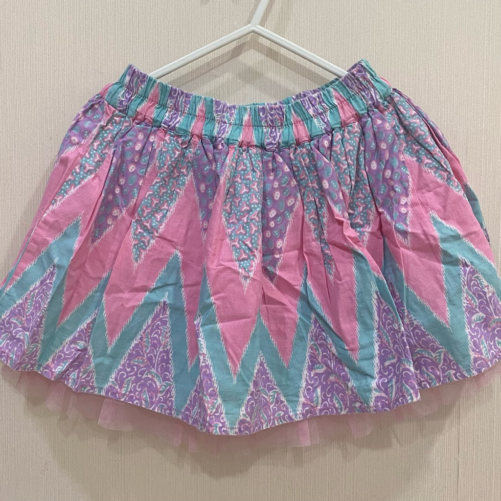 Rok Tutu Batik Anak Perempuan / Rok Anak Pink/ Skirt Tutu Batik Anak / New