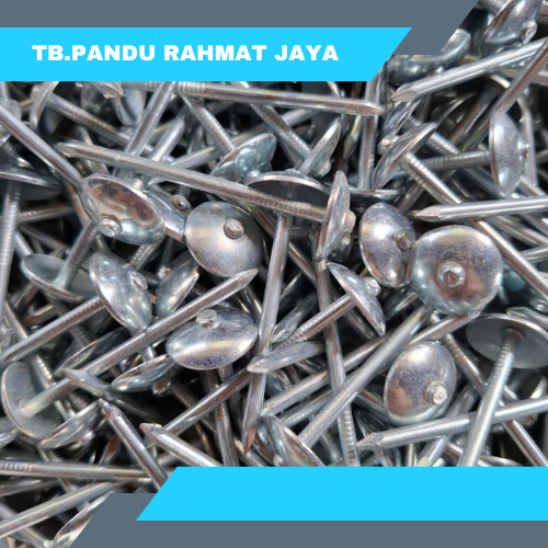 Paku Seng Asbes 5cm 1 Kg Paku Payung Asbes 2 Inch Galvanis