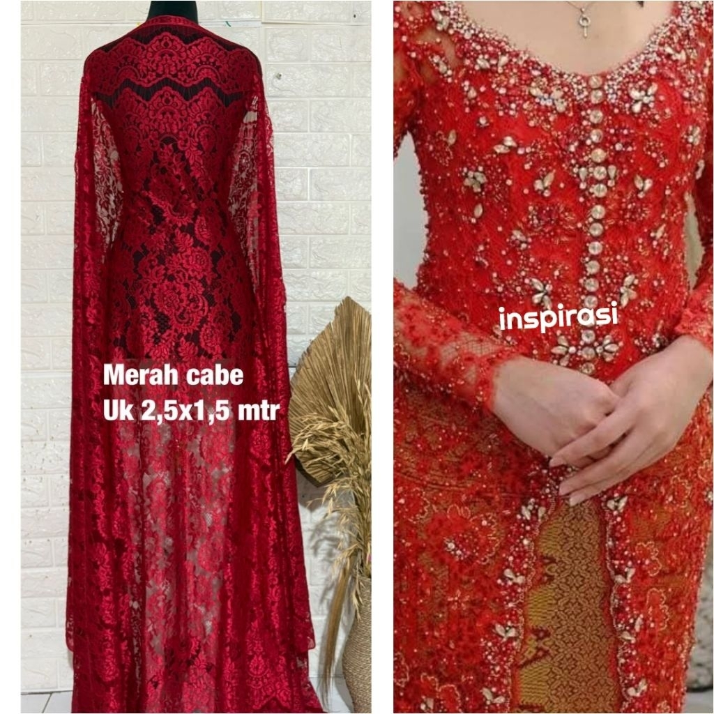 semi prancis fatmawati katun glosi 2.5m | kain kebaya murah