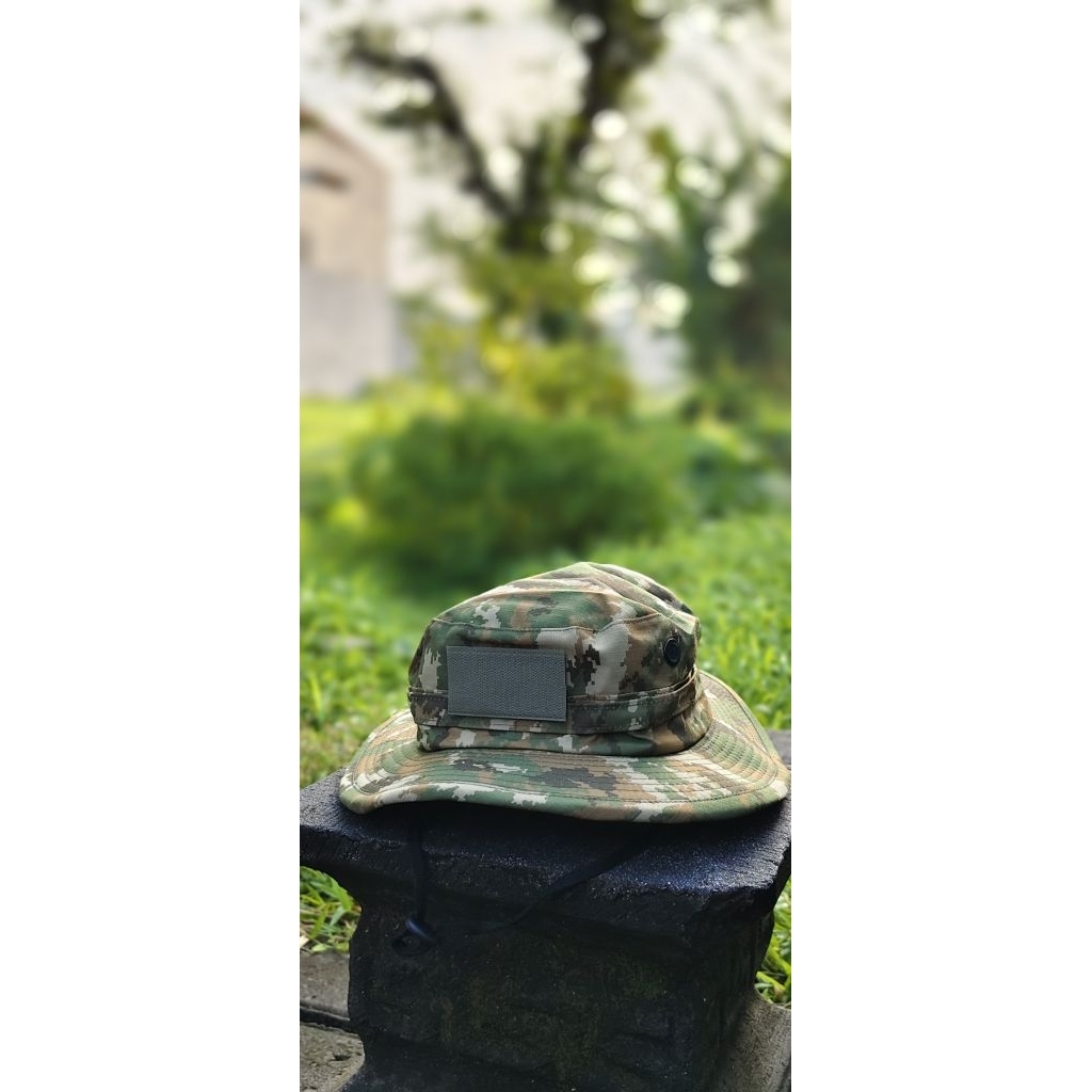 Topi Rimba/Topi rimba velbed/Topi rimba TNI/Topi rimba Kostrad