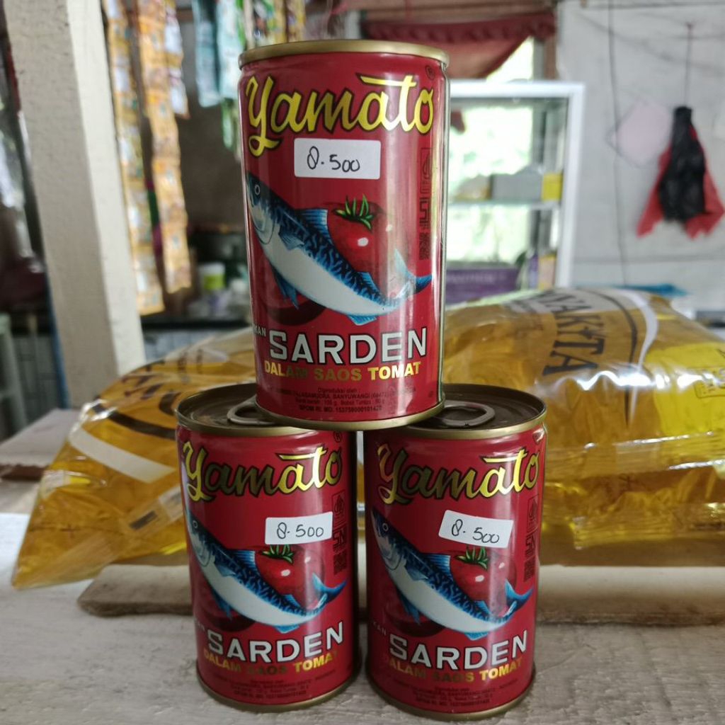 Sarden Yamato Isi 155 Gram - Praktis, Lezat, Bergizi