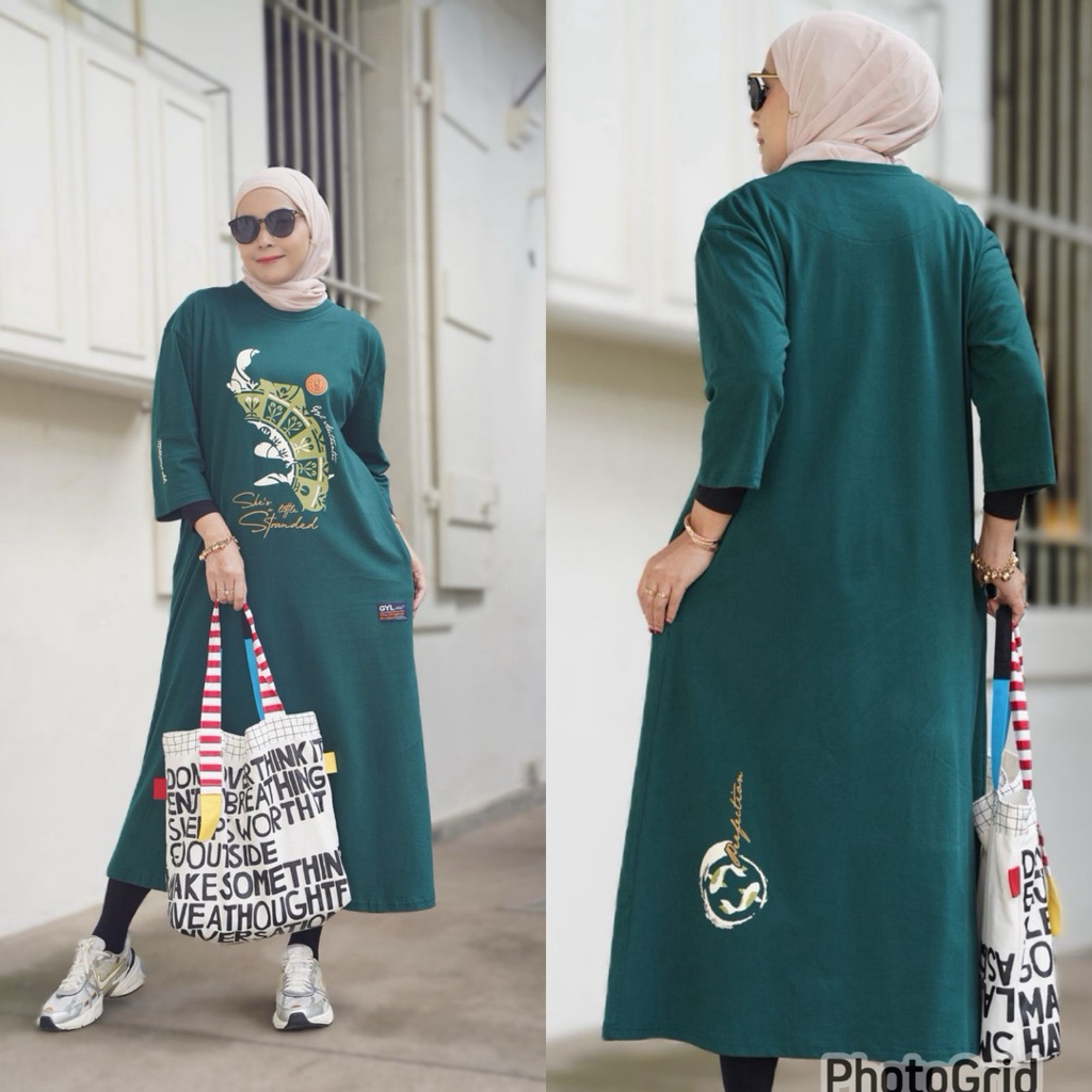 Gamis Midi Dress Oversize by GYL Authentic