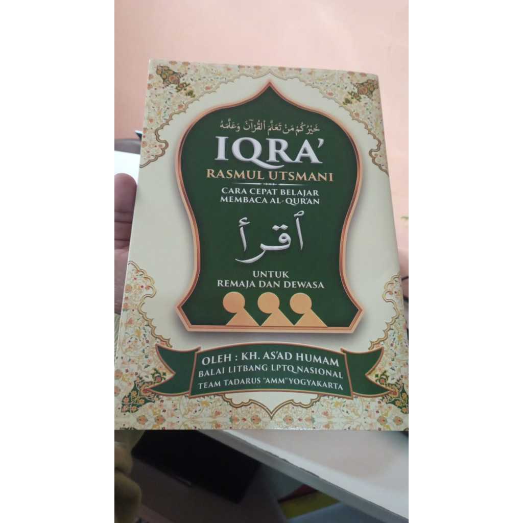 Iqro Rasmul Utsmani UKURAN BESAR B5 - Untuk Remaja Dan Dewasa