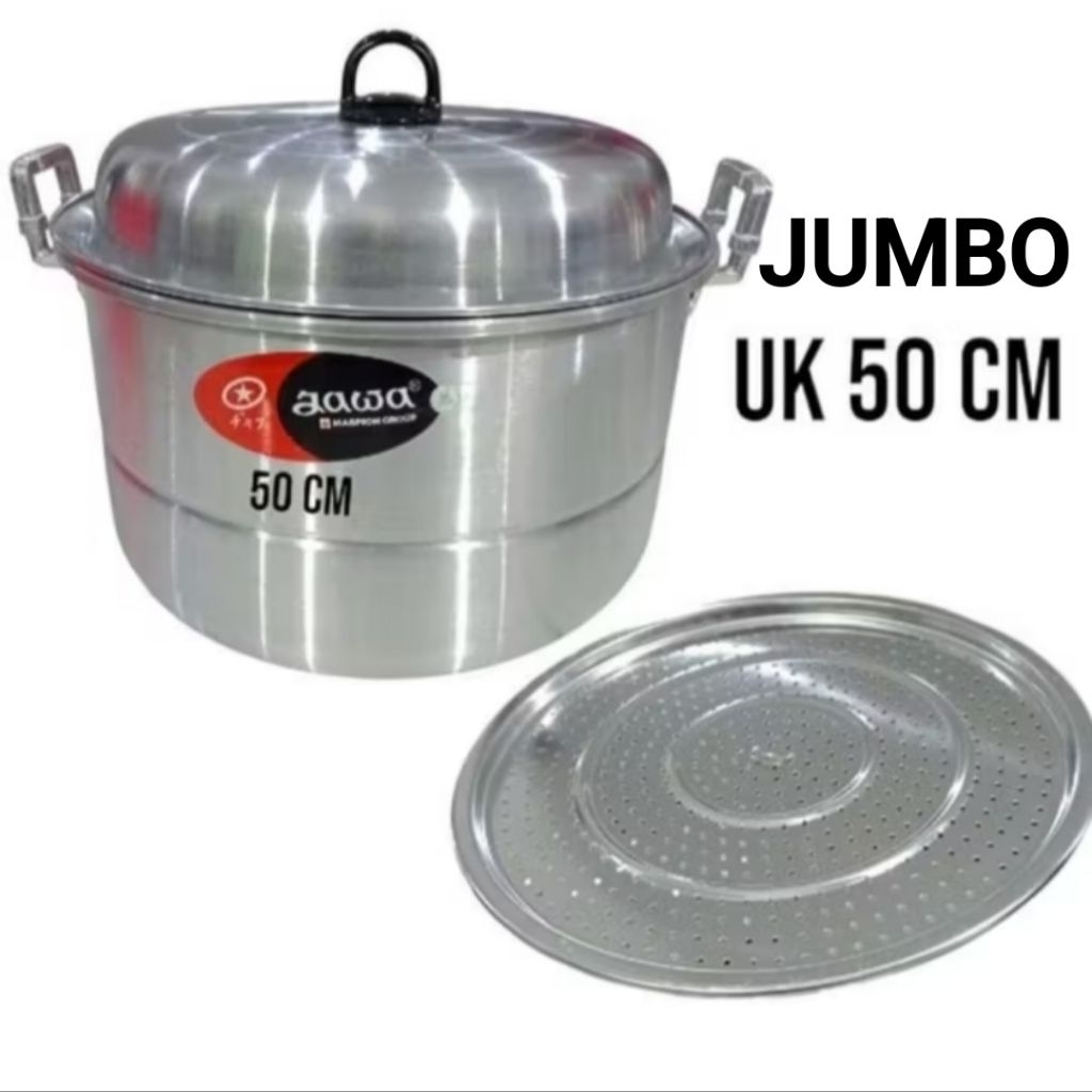 Panci kukusan Jawa super jumbo 50 cm/panci dandang jawa serbaguna
