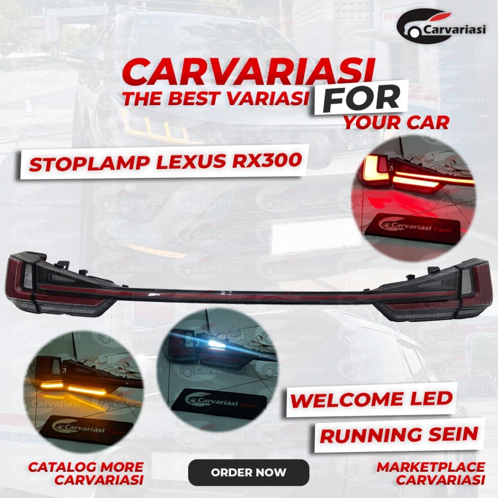 Stoplamp Lexus RX300 2016-2020 Lampu Belakang Lexus rx300 Lampu Rx300