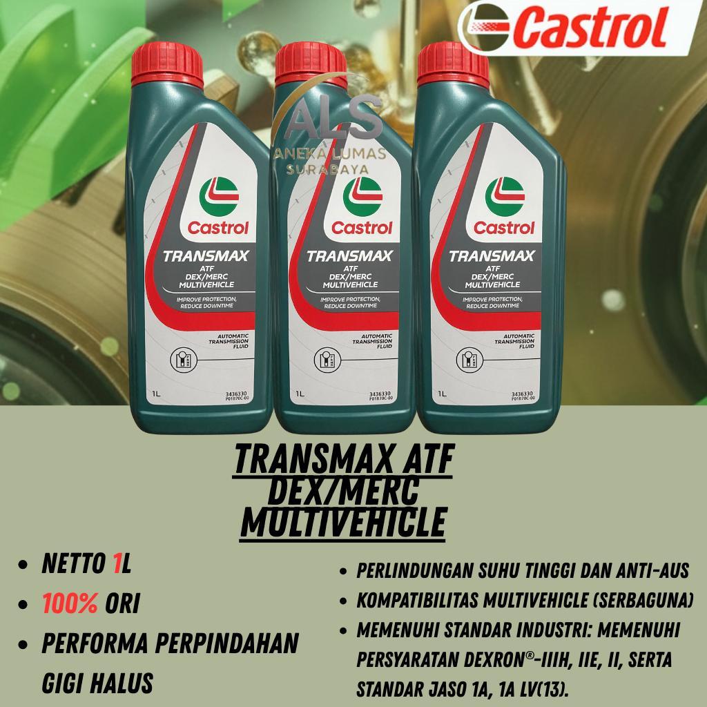 Oli Transmisi Mobil Matic Castrol ATF Transmax 1 Liter / Oli Transmisi Mobil Matic