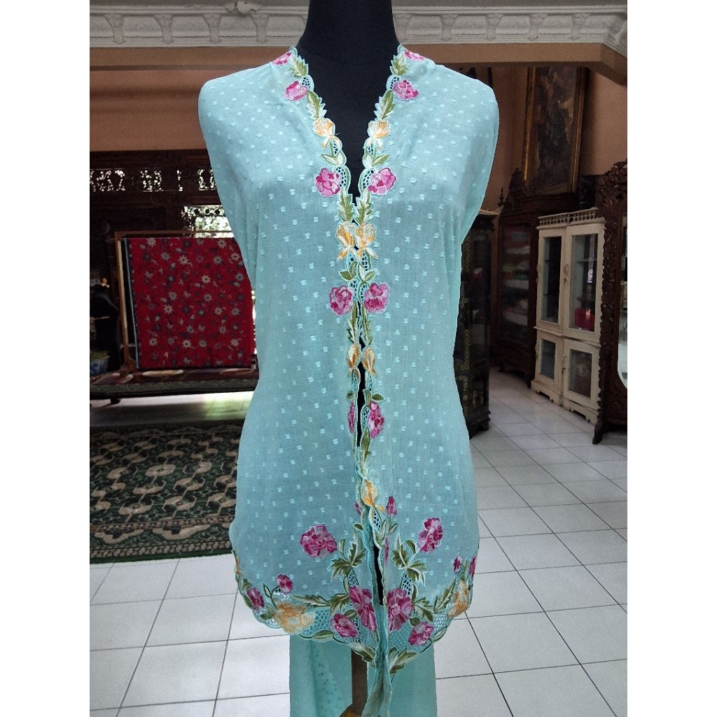 Bahan Kebaya Bordir/Bahan Kebaya Bordir Encim/Bahan Kebaya Encim/Bahan Kebaya Bordir Panjang/Bahan K