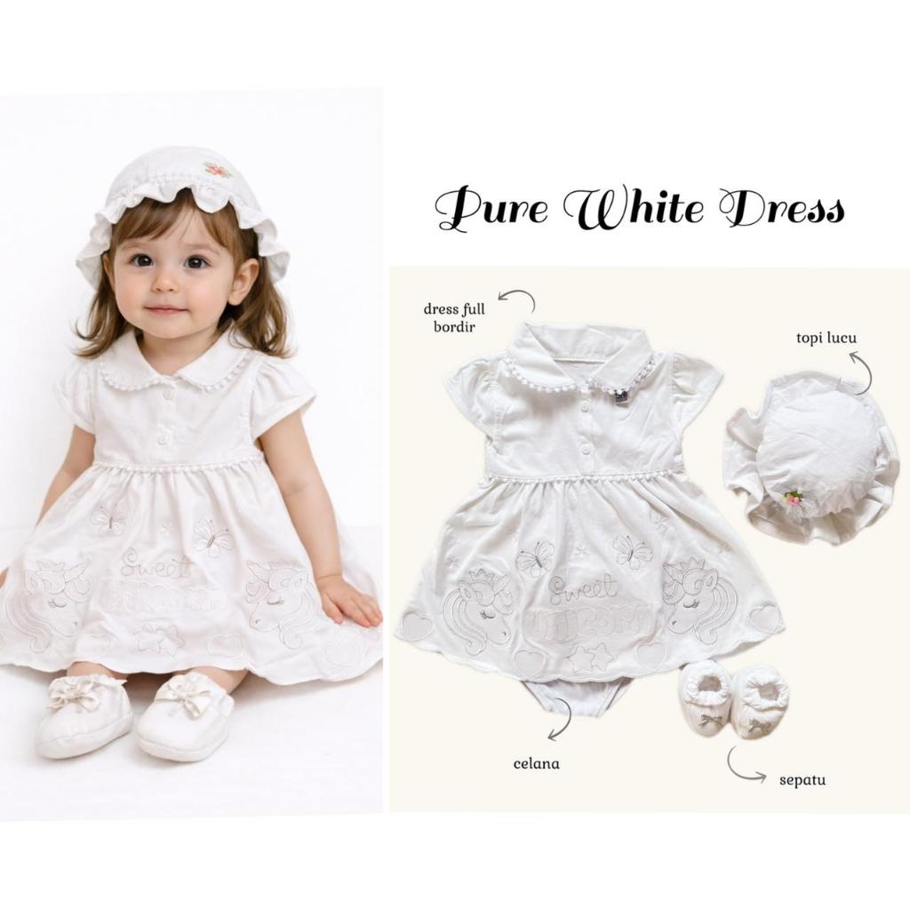 GROSIR KLIK 4 KALI Baju Dress Rok topi Sepatu Pergi Lucu Fashion Anak Bayi sweet love Babeebabyshop 
