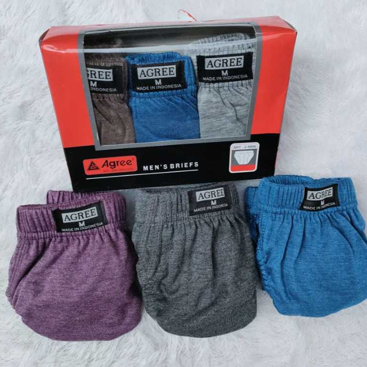 CD Agree 8886 - 8887 Katun Adem / Sempak Agree 8886 /Celana Dalam Pria Dewasa Agree - Ecer