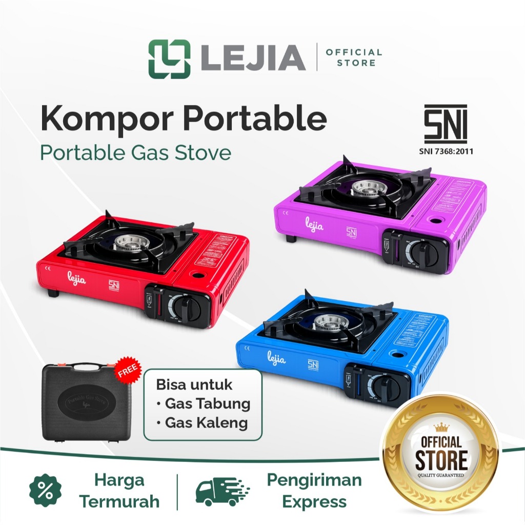 Kompor Gas Portabel 1 Tungku Kompor Portabel Gas 2 in 1 Kompor Camping