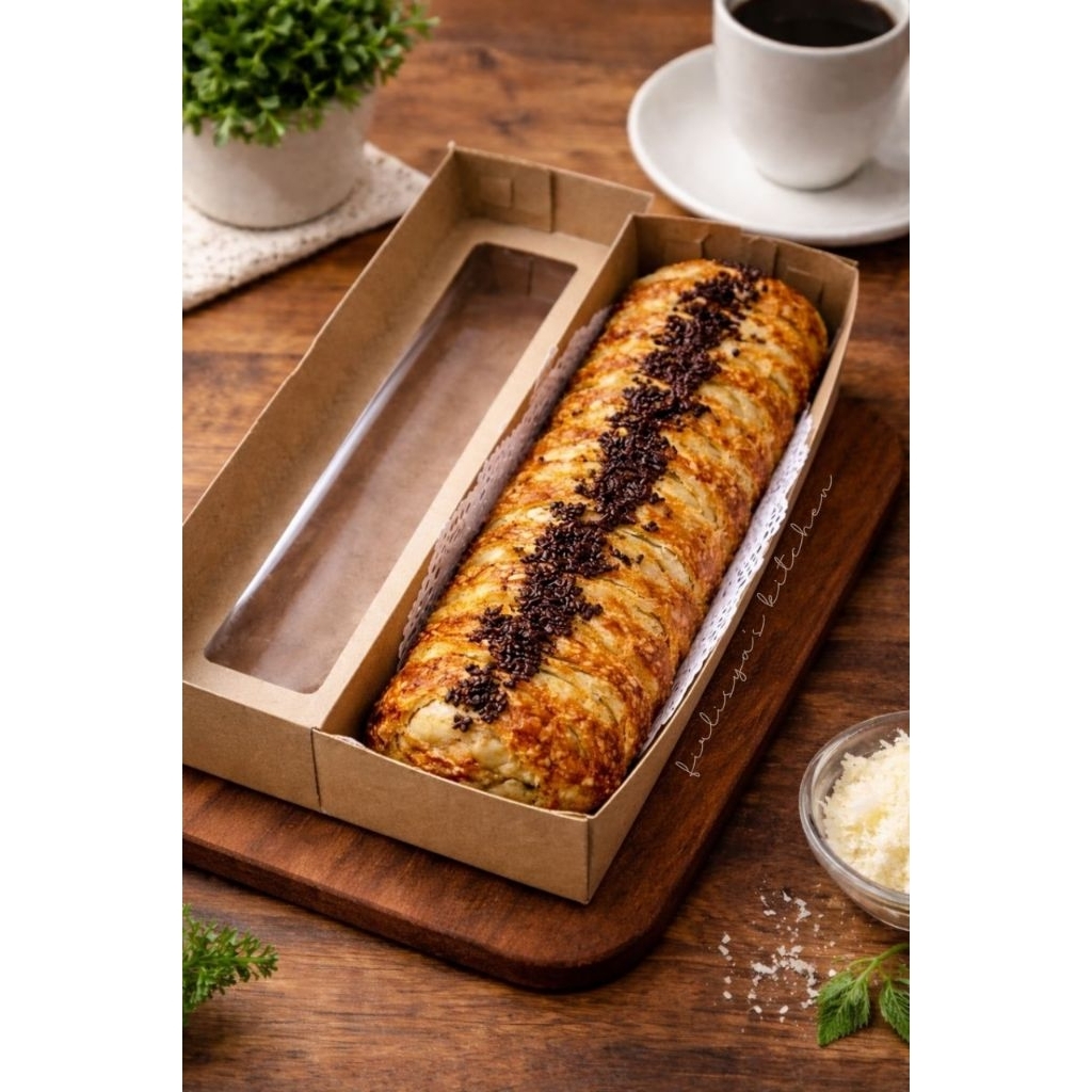 Strudel pisang coklat keju