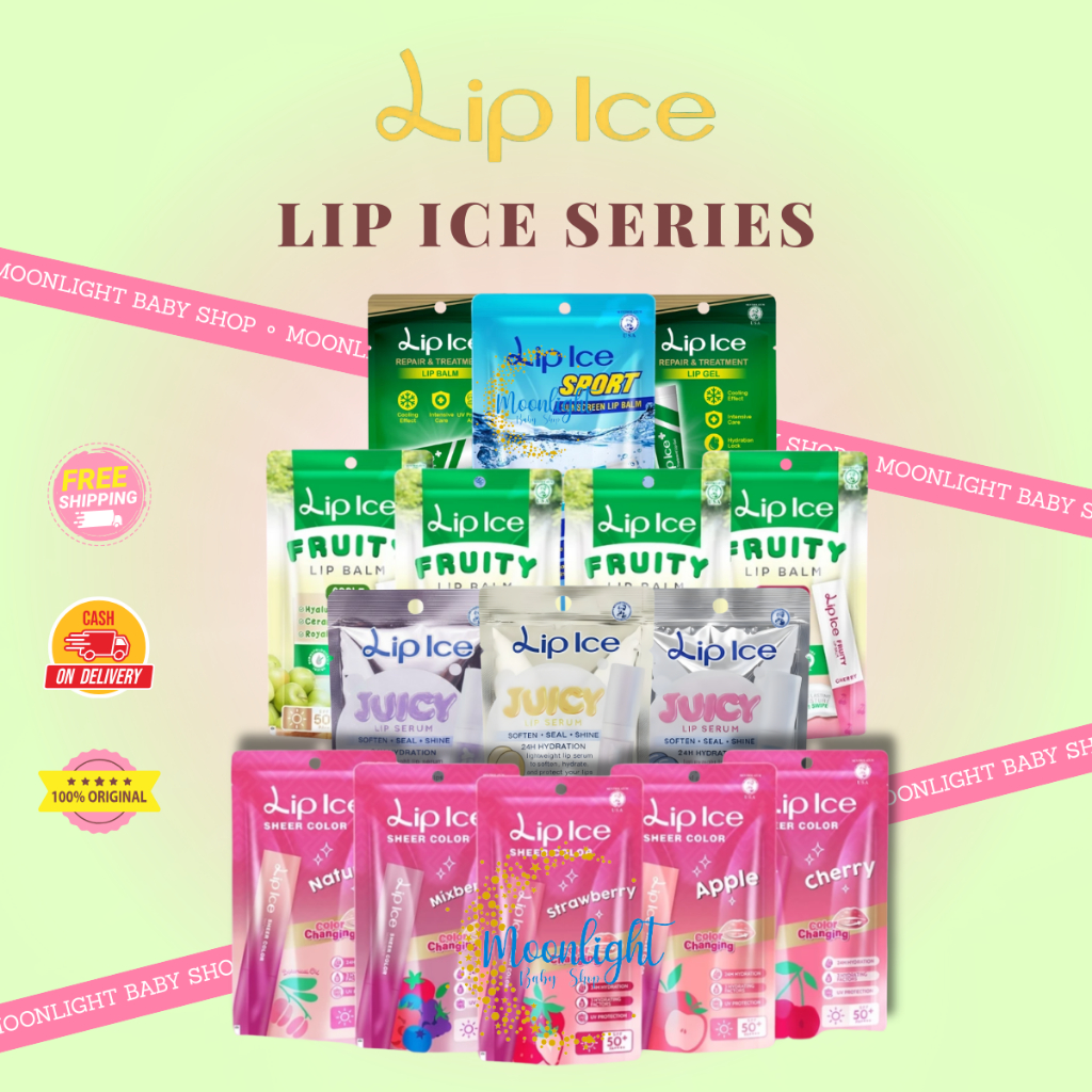 Lip Ice Sheer Color | Lip Balm | Pelembab Bibir | Sheer Color Fruity | Lip Ice Sport SPF 50