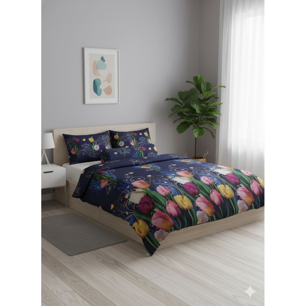 Sprei Bonita Disperse Queen B2 tidak luntur 160 x 200